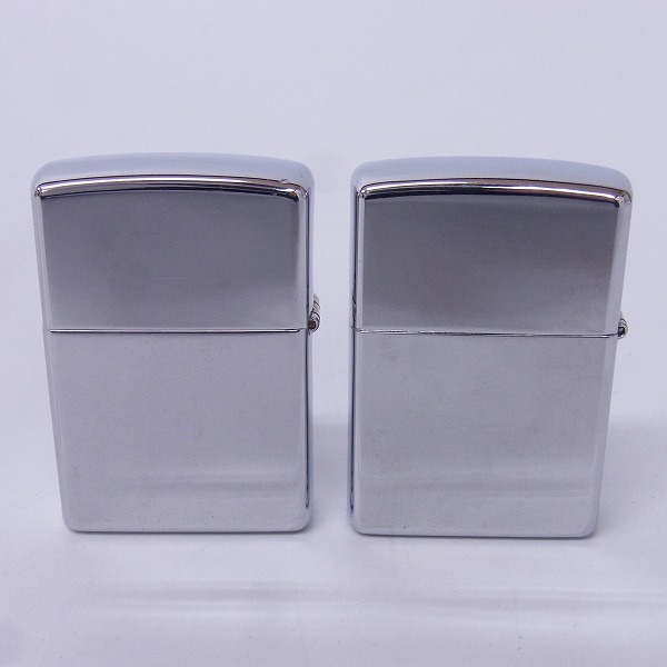 実際に弊社で買取させて頂いたZIPPO/ジッポー HUNTING WORLD/ハンティングワールド 鏡面加工 02/03年製 2点セット の画像 1枚目