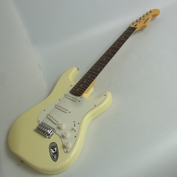 実際に弊社で買取させて頂いた★BUSKER'S/バスカーズ ストラトタイプ エレキギター レギラースケール 22F ソフトケース付き