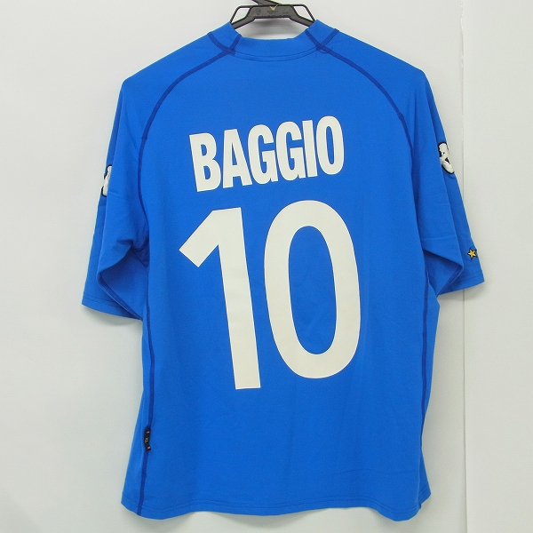 実際に弊社で買取させて頂いたKappa/カッパ 2002年 イタリア代表/ホーム ロベルト バッジョ #10 半袖ユニフォームの画像 1枚目