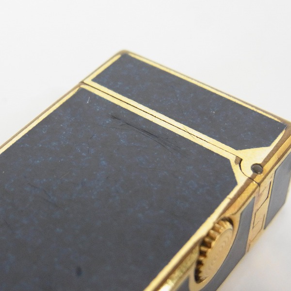 実際に弊社で買取させて頂いたDunhill/ダンヒル ROLLA GAS/ローラ ガス ライター /ブルーの画像 7枚目