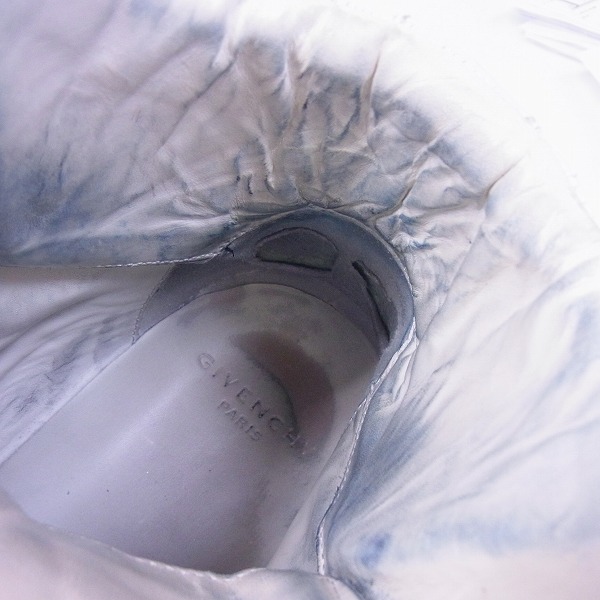 実際に弊社で買取させて頂いたGIVENCHY/ジバンシィ 15SS スタースタッズ レザー ハイカットスニーカー/40の画像 4枚目