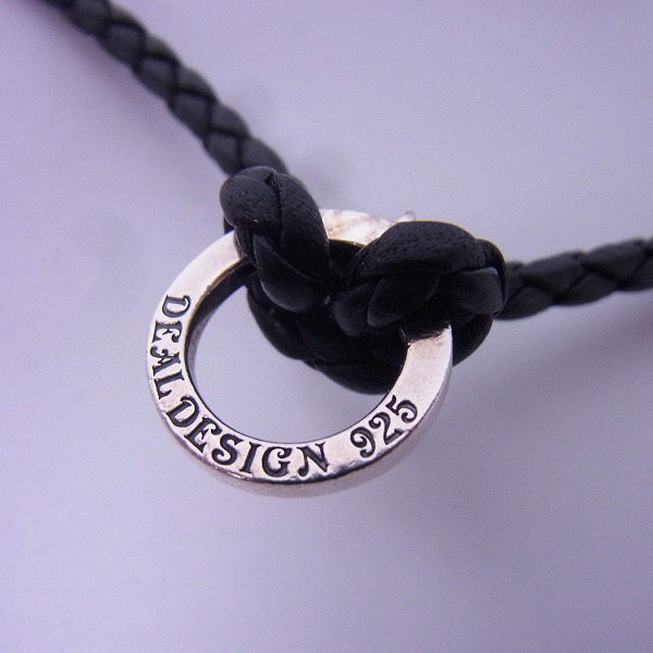 実際に弊社で買取させて頂いたDEAL DESIGN/ディールデザイン レザーネックレス/チョーカーの画像 1枚目