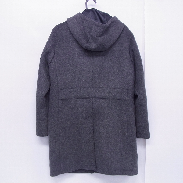 実際に弊社で買取させて頂いたEDIFICE/エディフィス ジップアップ ウール混 コート/Sの画像 1枚目