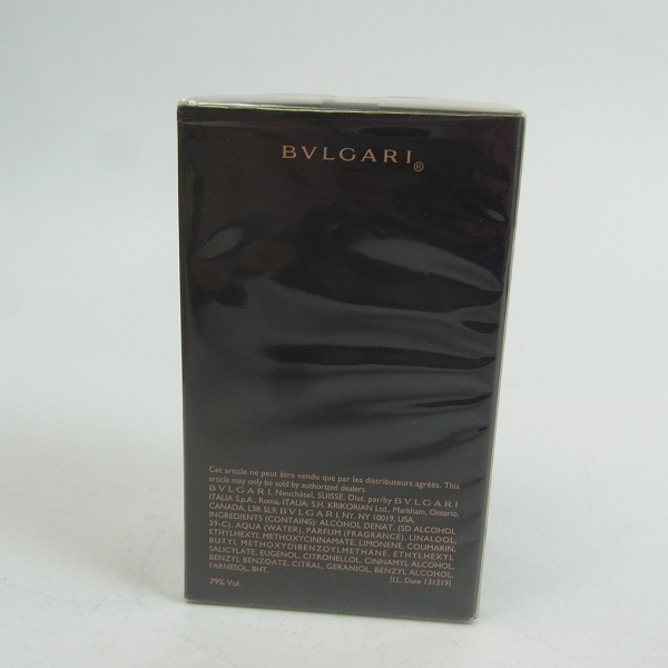 実際に弊社で買取させて頂いた【未開封】BVLGARI MAN IN BLACK/ブルガリ マンインブラック  60ml 香水の画像 1枚目