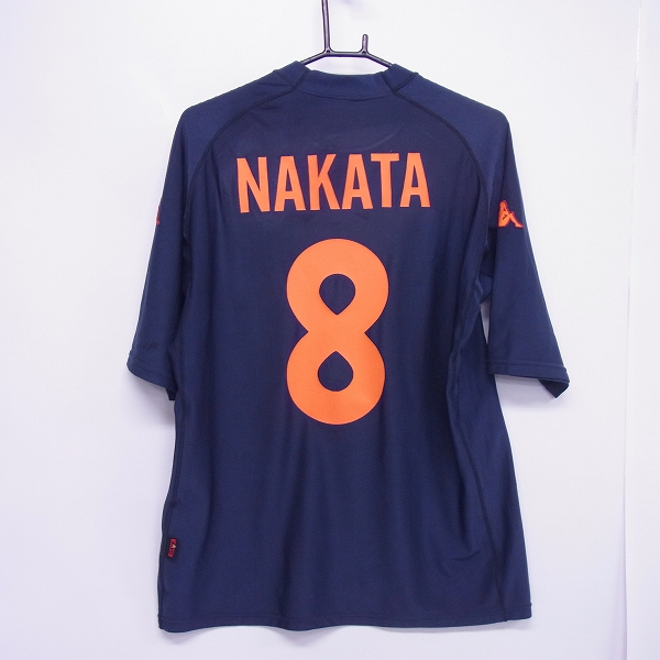 実際に弊社で買取させて頂いたKappa/カッパ ASローマ アウェイユニフォーム #8 中田英寿/XOの画像 1枚目