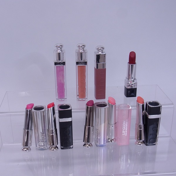 実際に弊社で買取させて頂いたChristian Dior/クリスチャン・ディオール リップグロス/口紅 9点セット