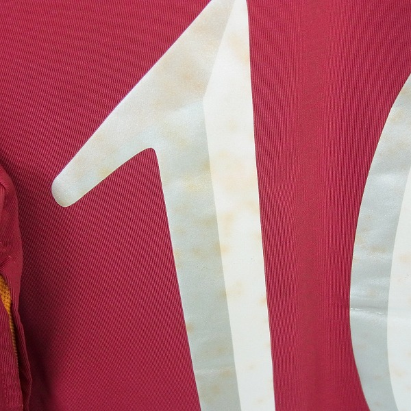 実際に弊社で買取させて頂いたDIADORA/ディアドラ  ASローマ 06-07 ホームユニフォーム #トッティ/XLの画像 4枚目