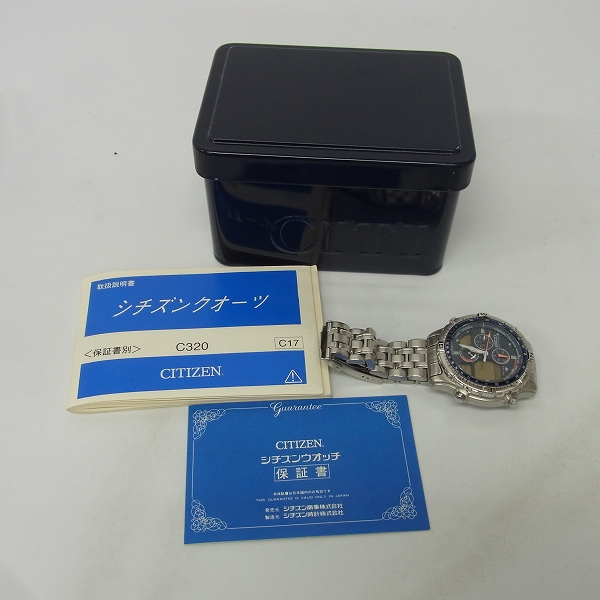 実際に弊社で買取させて頂いたCITIZEN/シチズン プロマスター クロノグラフ 腕時計 C320-000532【動作未確認】の画像 5枚目