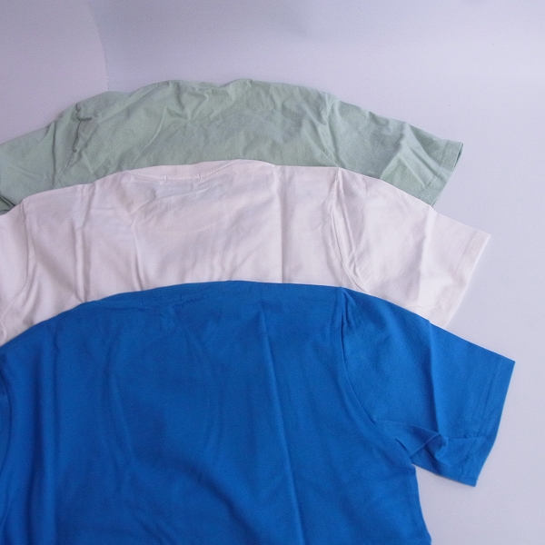 実際に弊社で買取させて頂いたBURBERRY LONDON/バーバリーロンドン クルーネック ポケットTシャツ 3点セット Lの画像 2枚目