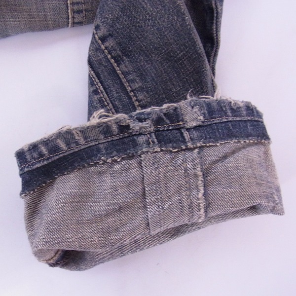 実際に弊社で買取させて頂いたNeil Barrett/ニールバレット INDIGO/ダメージ加工 イタリア製デニムパンツ 29/30 2点セットの画像 6枚目