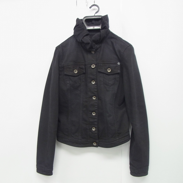 実際に弊社で買取させて頂いたARMANI JEANS/アルマーニ 変形カラー デニムジャケット 42