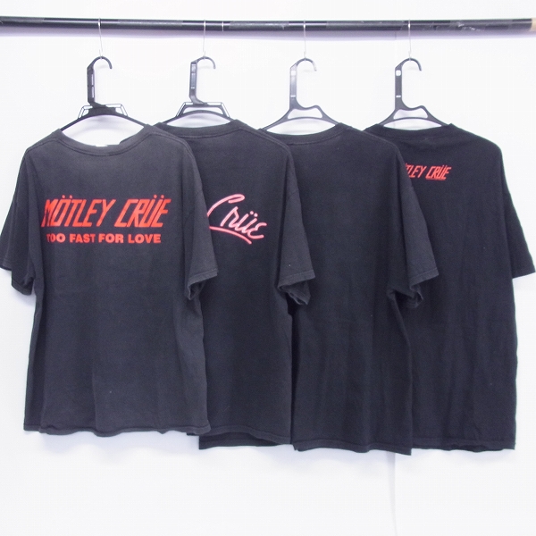 実際に弊社で買取させて頂いたMOTLEY CRUE/モトリークルー ハードロックバンドTシャツ4点セットの画像 1枚目