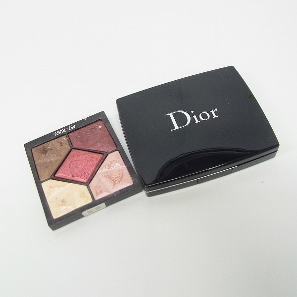 実際に弊社で買取させて頂いたChristian Dior/クリスチャンディオール アイシャドウ 857-RUBY等パレット 2点セット
