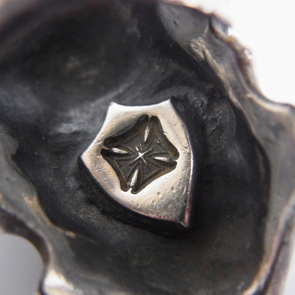 実際に弊社で買取させて頂いたL.S.D/ラウドスタイルデザイン LOUDER RING/ラウダーリング/スカル/18号の画像 4枚目