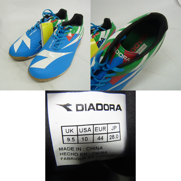 実際に弊社で買取させて頂いたDIADORA/ディアドラ DD-NA 2 R ID フットサルシューズ 28.0/2足セットの画像 1枚目