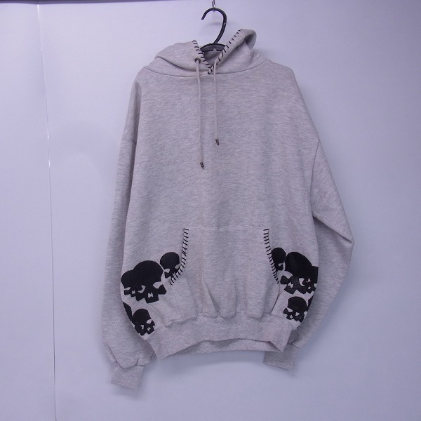 実際に弊社で買取させて頂いたA&G/エーアンドジー スカルパッチ プルオーバースウェットパーカー M