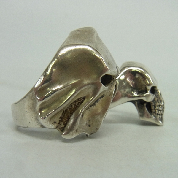 実際に弊社で買取させて頂いたCRAZY PIG/クレイジーピッグ GALLOWS/ギャロウズ スカル リング/20号の画像 3枚目