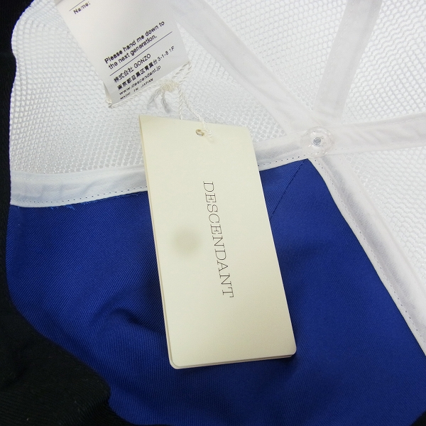 実際に弊社で買取させて頂いたDESCENDANT/ディセンダント ブランドロゴワッペン メッシュキャップ スナップバックの画像 7枚目