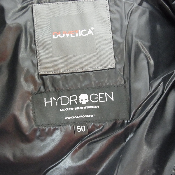 実際に弊社で買取させて頂いたHYDROGEN×DUVETICA/ハイドロゲン×デュベティカ リフレクター ダウンジャケット 21D000/50の画像 2枚目