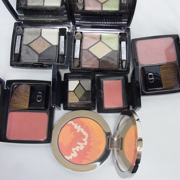 実際に弊社で買取させて頂いたChristian Dior/クリスチャン・ディオール　アイシャドウ/チーク/グロス等　10点セットの画像 1枚目