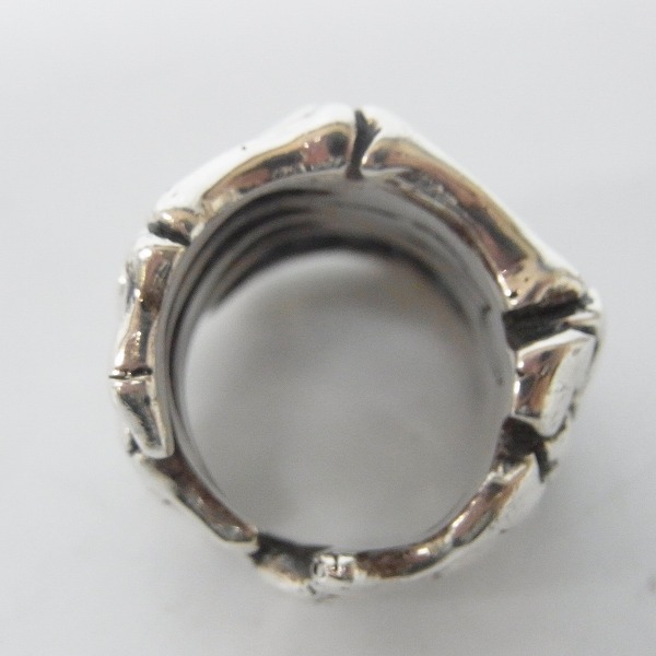 実際に弊社で買取させて頂いたCRAZY PIG/クレイジーピッグ BONE HAND/ボーンハンド リング 8.5号の画像 4枚目