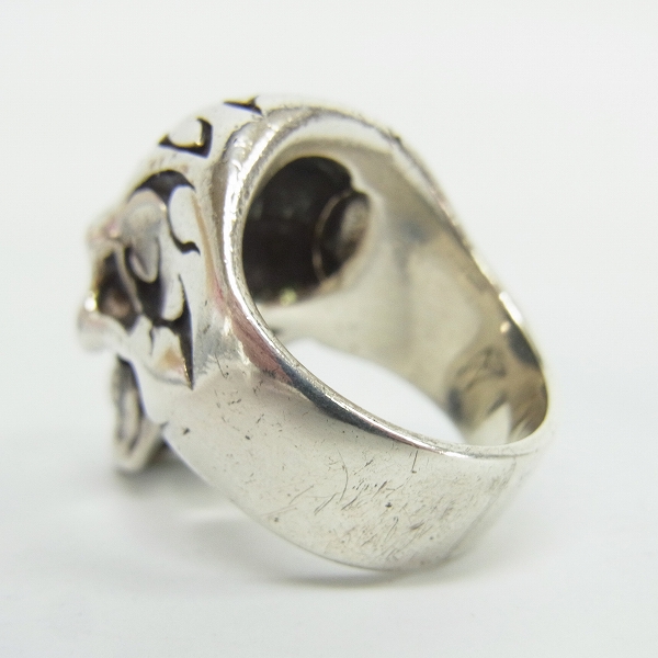 実際に弊社で買取させて頂いたCRAZY PIG/クレイジーピッグ トライバルスカルリング/18号の画像 1枚目