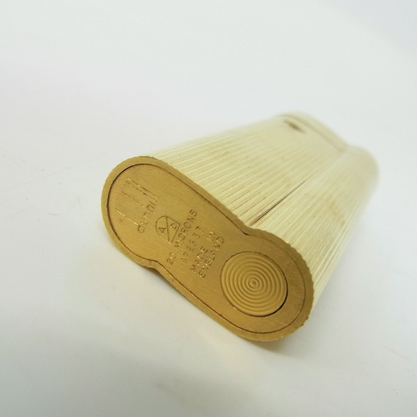 実際に弊社で買取させて頂いたdunhill/ダンヒル サイドローラー ガスライター ストライプ柄の画像 2枚目