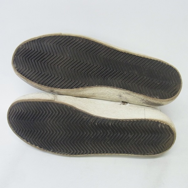 実際に弊社で買取させて頂いたGOLDEN GOOSE/ゴールデングース FRANCY/フランシー サイドジップ ハイカットスニーカー/44の画像 2枚目