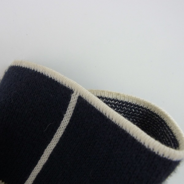 実際に弊社で買取させて頂いたuniform experiment/ユニフォームエクスペリメント 袖柄切替 ウール ニット UE-150095/1の画像 6枚目