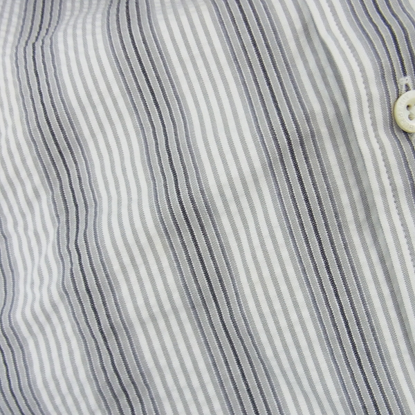 実際に弊社で買取させて頂いた【未使用】BURBERRY LONDON/バーバリーロンドン 半袖シャツ ストライプ柄 グレイ/ピンク L 2点セットの画像 6枚目