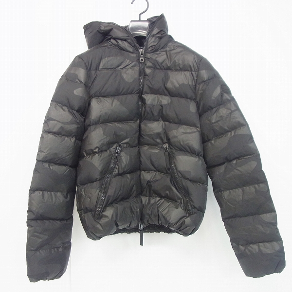 実際に弊社で買取させて頂いた【未使用】HYDROGEN×DUVETICA/ハイドロゲン×デュベティカ ブラックカモ ダウンジャケット 21D004/50