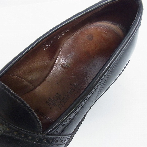 実際に弊社で買取させて頂いたAllen Edmonds/アレンエドモンズ パンチド タッセルローファー 7EEの画像 4枚目