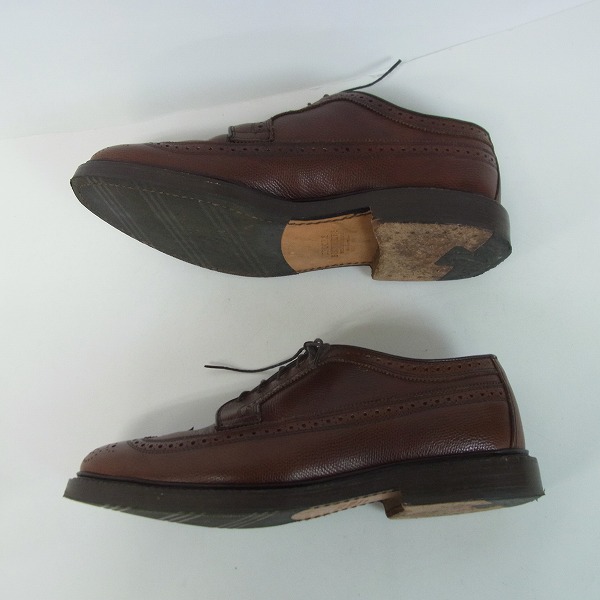 実際に弊社で買取させて頂いたBrooks Brothers/ブルックスブラザーズ ウィングチップ シューズ 76131026/8.5の画像 3枚目