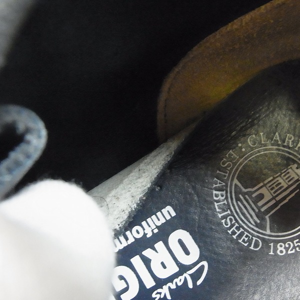 実際に弊社で買取させて頂いたClarks×UE/クラークス×ユニフォームエクスペリメント スエード ワラビーブーツ UK8.5の画像 7枚目