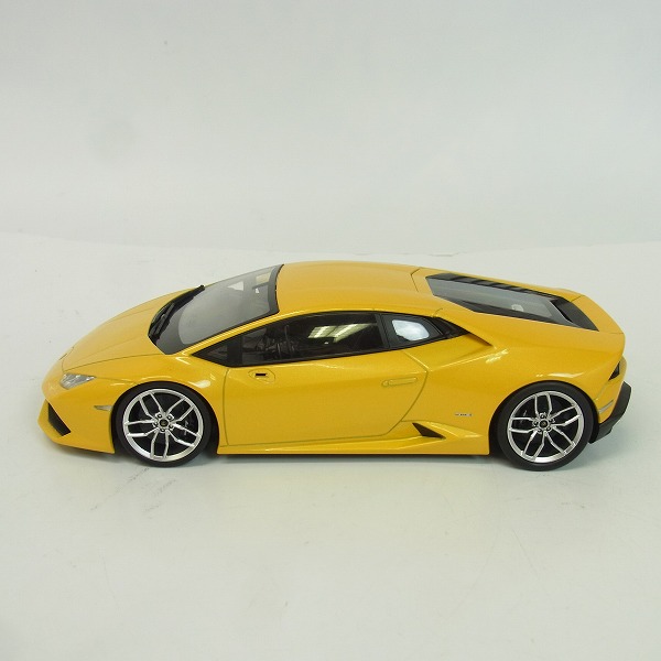 実際に弊社で買取させて頂いた【難有】KYOSHO/京商 Lamborghini Huracan ランボルギーニ ウラカン 1/18 ミニカー 黄の画像 1枚目