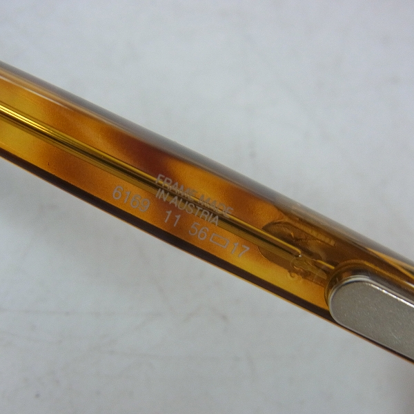 実際に弊社で買取させて頂いたDunhill/ダンヒル ビンテージ 眼鏡/メガネフレーム 6169-11の画像 6枚目
