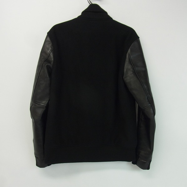 実際に弊社で買取させて頂いたLAD MUSICIAN/ラッドミュージシャン 2011AW シンサレート 袖レザーライダースジップスタジャン2211-351/42の画像 1枚目