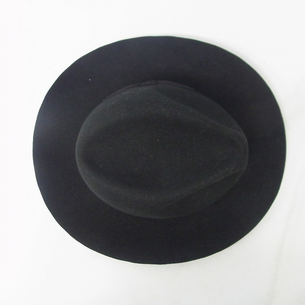 実際に弊社で買取させて頂いたCA4LA/カシラ KNOX/ノックス ウール 100% 中折ハット ブラックの画像 3枚目