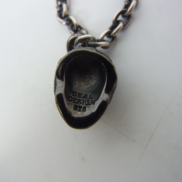 実際に弊社で買取させて頂いたDEAL DESIGN/ディールデザイン スカル ブラック ネックレスの画像 4枚目