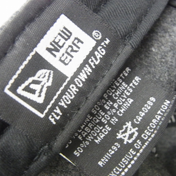 実際に弊社で買取させて頂いたGOODENOUGH×NEW ERA グッドイナフ×ニューエラ GEロゴ ウール キャップ グレーの画像 5枚目