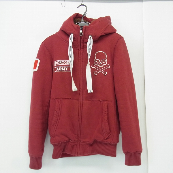 実際に弊社で買取させて頂いたHYDROGEN/ハイドロゲン ボア パッチ パーカー/S