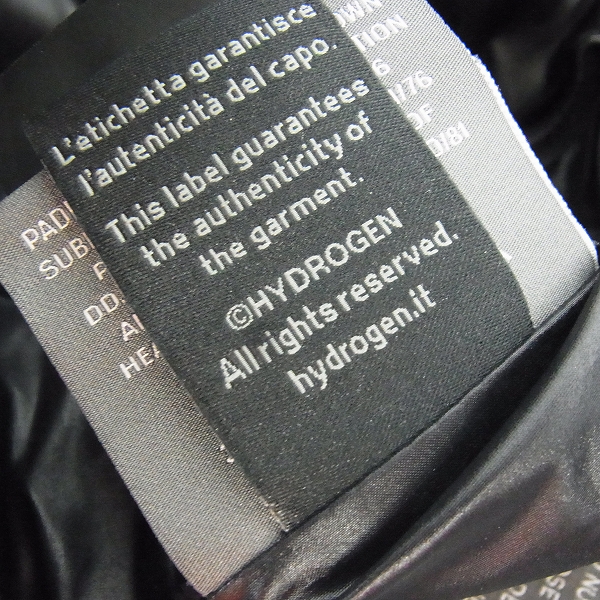 実際に弊社で買取させて頂いたHYDROGEN×DUVETICA/ハイドロゲン×デュベティカ リフレクター ダウンジャケット 21D000/54の画像 4枚目