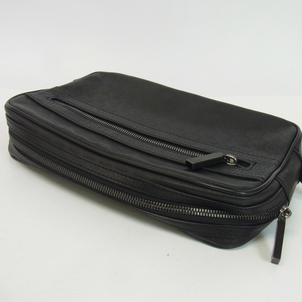 dunhill/ダンヒル ウィンザー セカンドバッグ ブラック PVC