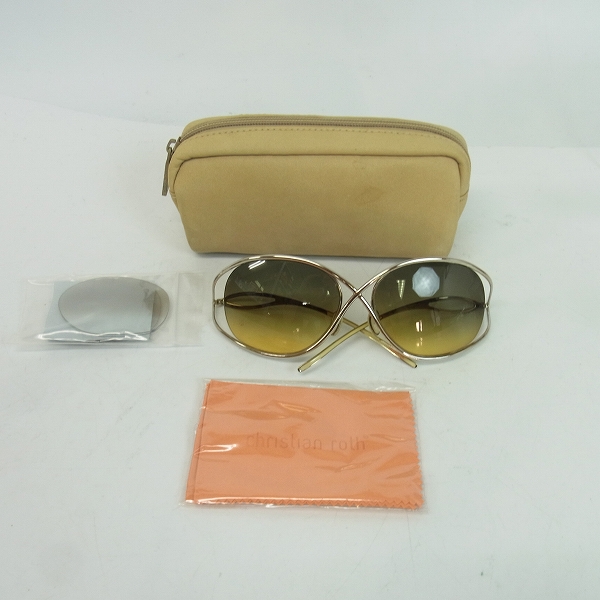 実際に弊社で買取させて頂いたChristian Roth/クリスチャンロス サングラス チタンフレーム 14215の画像 8枚目