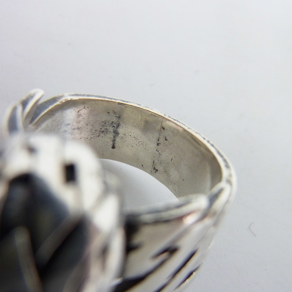 実際に弊社で買取させて頂いたCRAZY PIG/クレイジーピッグ ZAP SKULL/ザップスカルリング 14.5号の画像 7枚目