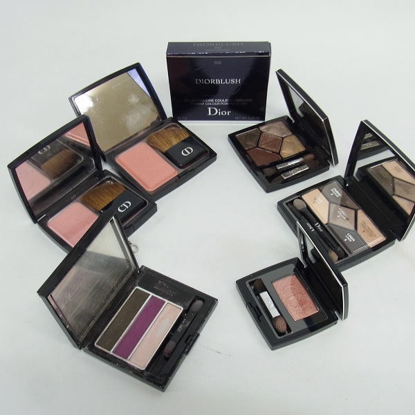 実際に弊社で買取させて頂いたChristian Dior/クリスチャン・ディオール　チーク/アイシャドウ　7点セット