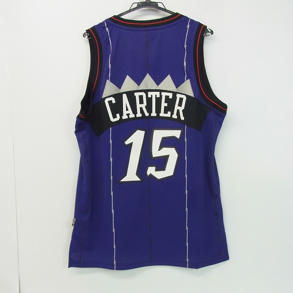 実際に弊社で買取させて頂いたadidas/アディダス NBA トロント ラプターズ 98/99 ヴィンス・カーター #15 ユニフォーム/Mの画像 1枚目