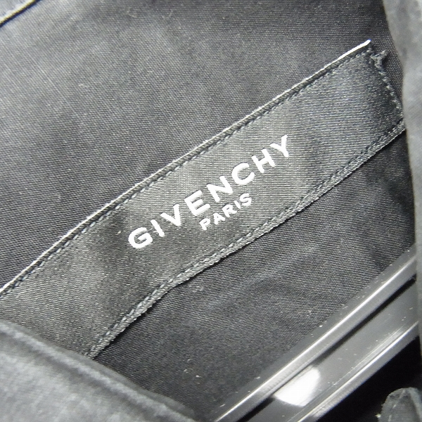 実際に弊社で買取させて頂いたGIVENCHY/ジバンシー チェック 切替 長袖シャツ 38の画像 2枚目