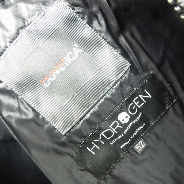 実際に弊社で買取させて頂いた【未使用】HYDROGEN×DUVETICA/ハイドロゲン×デュベティカ リフレクター ダウンジャケット 21D000/52の画像 2枚目