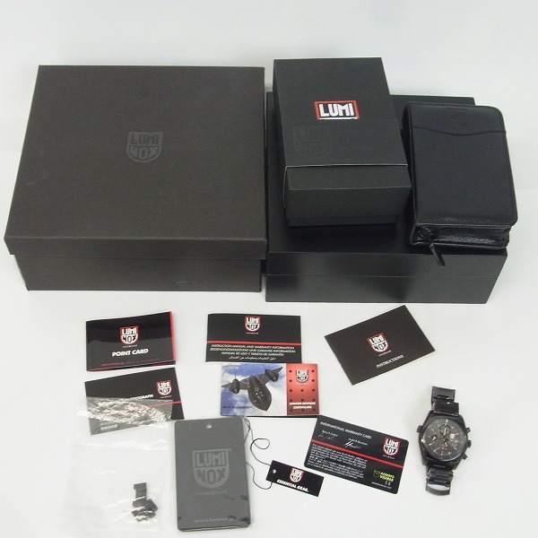 実際に弊社で買取させて頂いたLUMINOX/ルミノックス 世界500本限定 ブラックバード 限定モデル SR-71の画像 7枚目